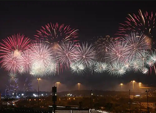 拉孜县焰火晚会