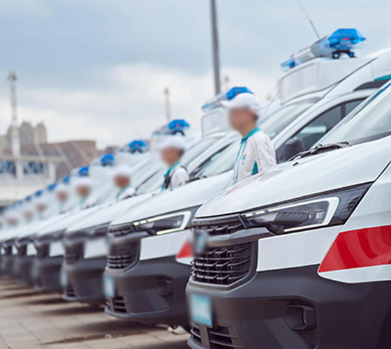 拉孜县服务车队展示